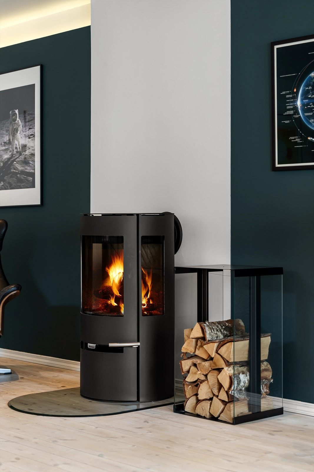 Koselig vedovn Galleribilde