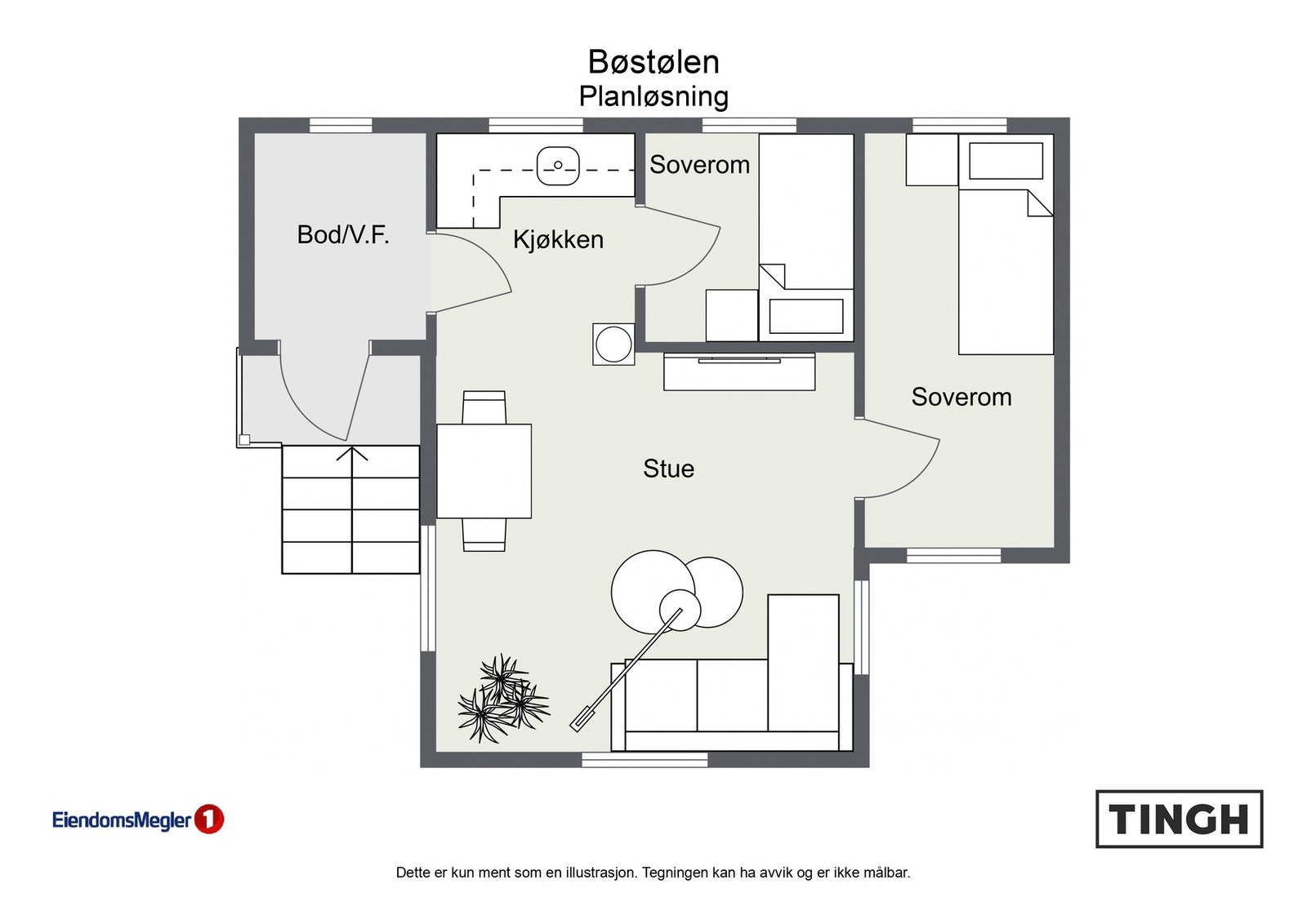 Plantegning Galleribilde