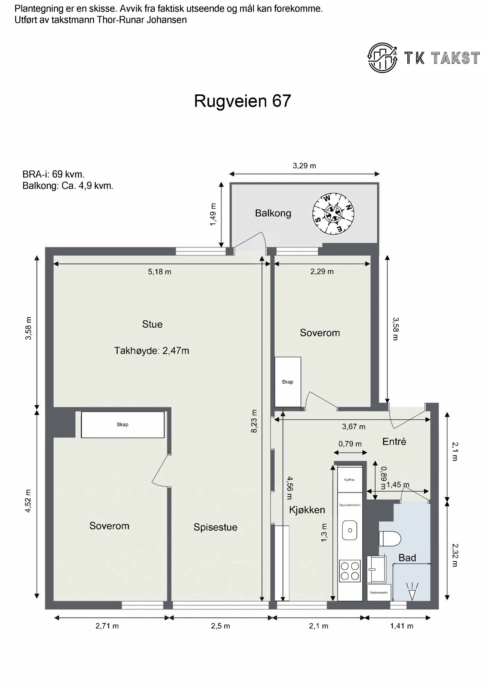 Plantegning Galleribilde