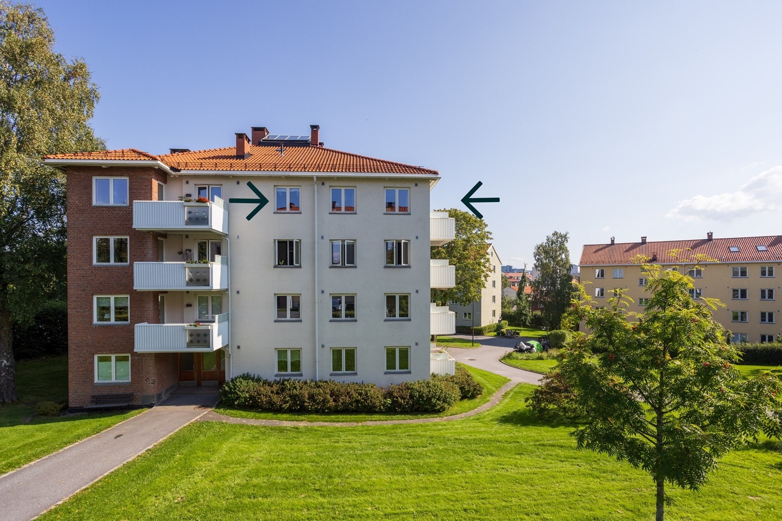 Dette er et skjermet og rolig boligstrøk som er velegnet for alle og enhver. Galleribilde