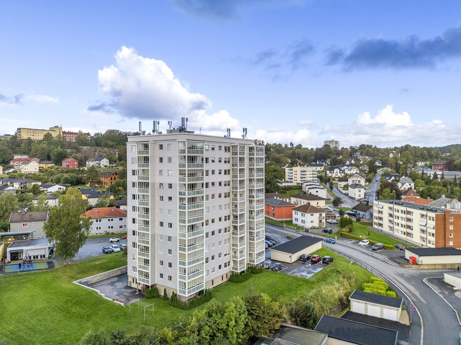 Dronefoto Galleribilde