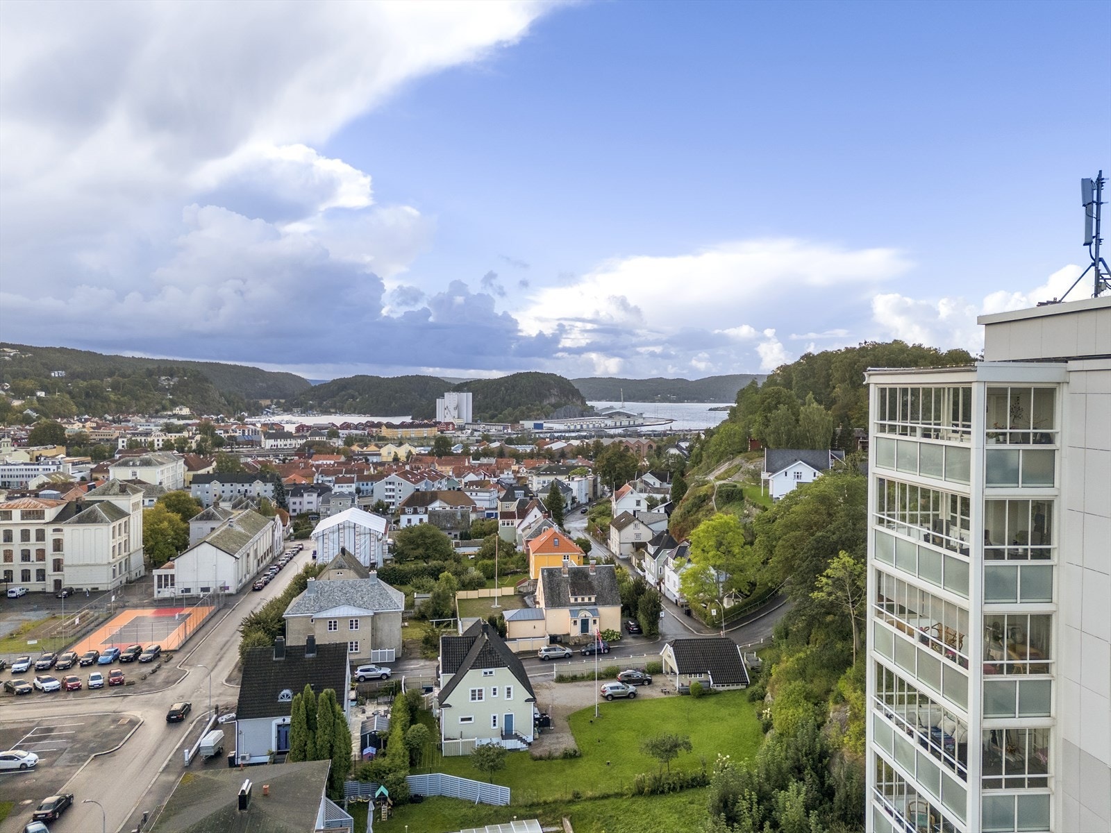 Dronefoto Galleribilde