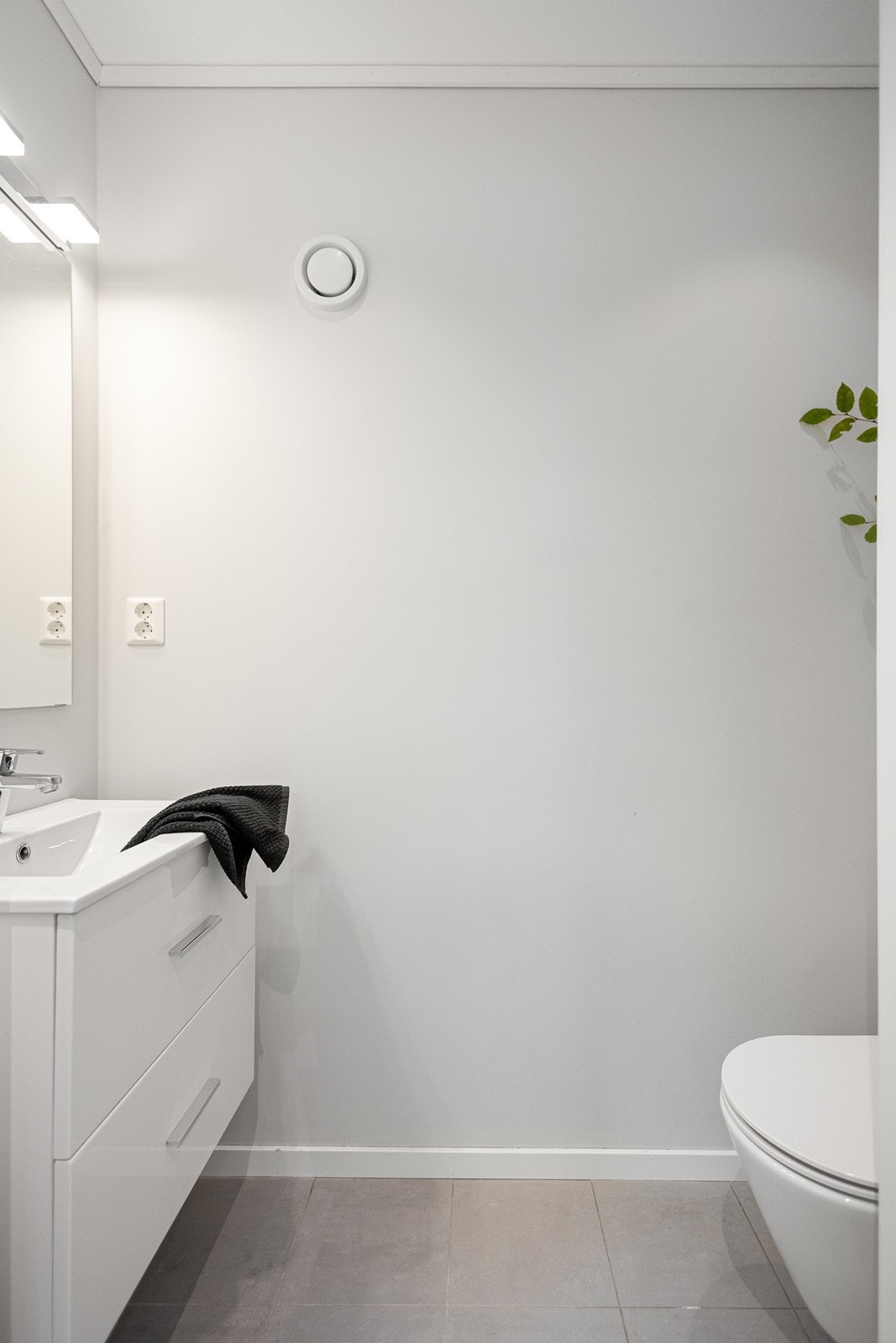 Praktisk gjestetoalett ved inngangsplanet Galleribilde