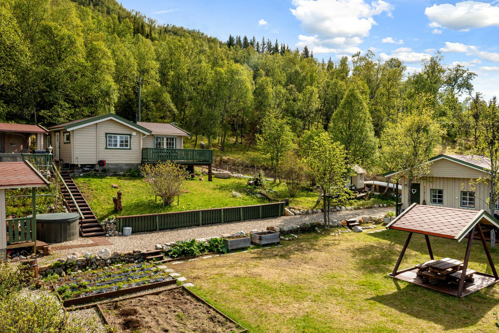 Eiendommen har en fantastisk beliggenhet i vakre Malangen!