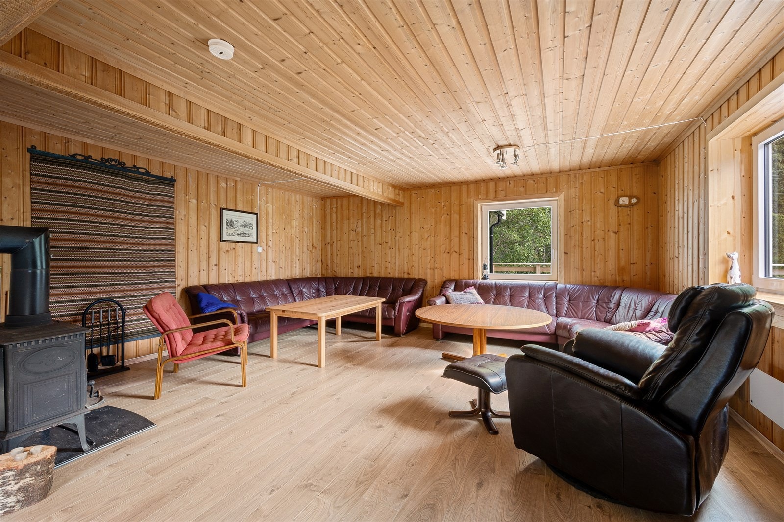 Stor, romslig stue. Galleribilde