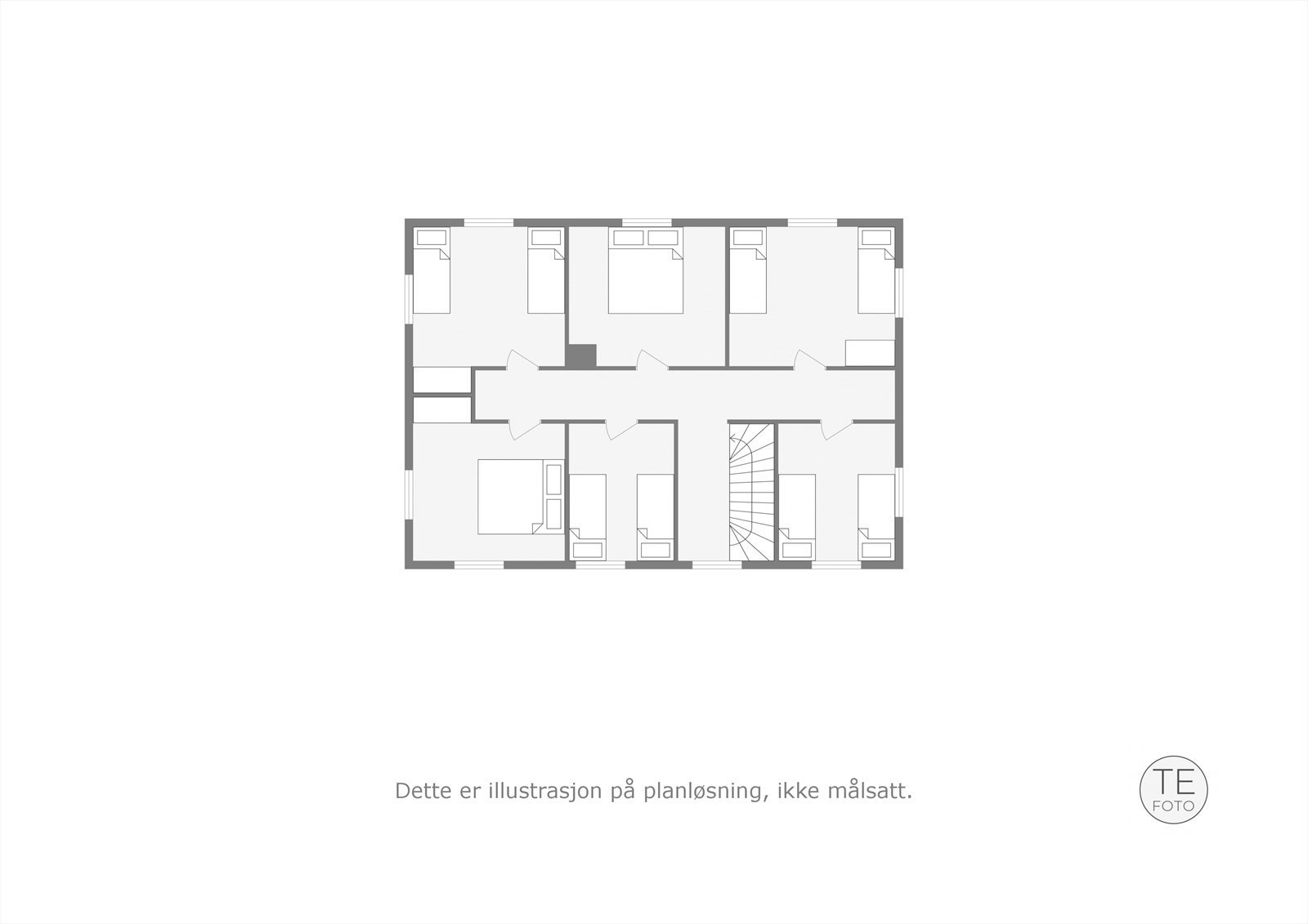 Plantegning 2. etasje. Galleribilde