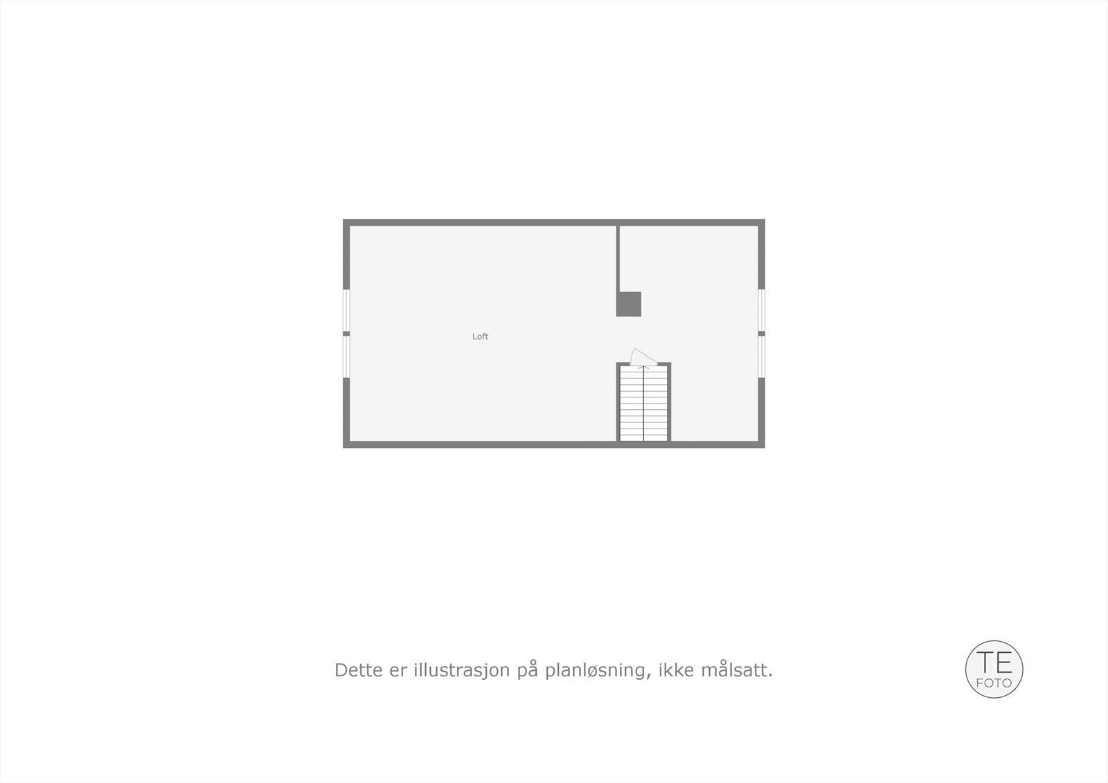 Plantegning 3. etasje. Galleribilde