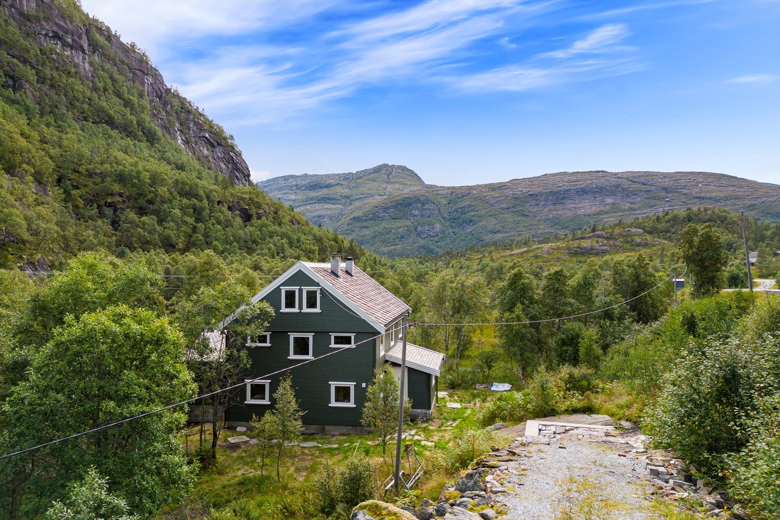 Gode parkeringsmuligheter på egen tomt. Galleribilde