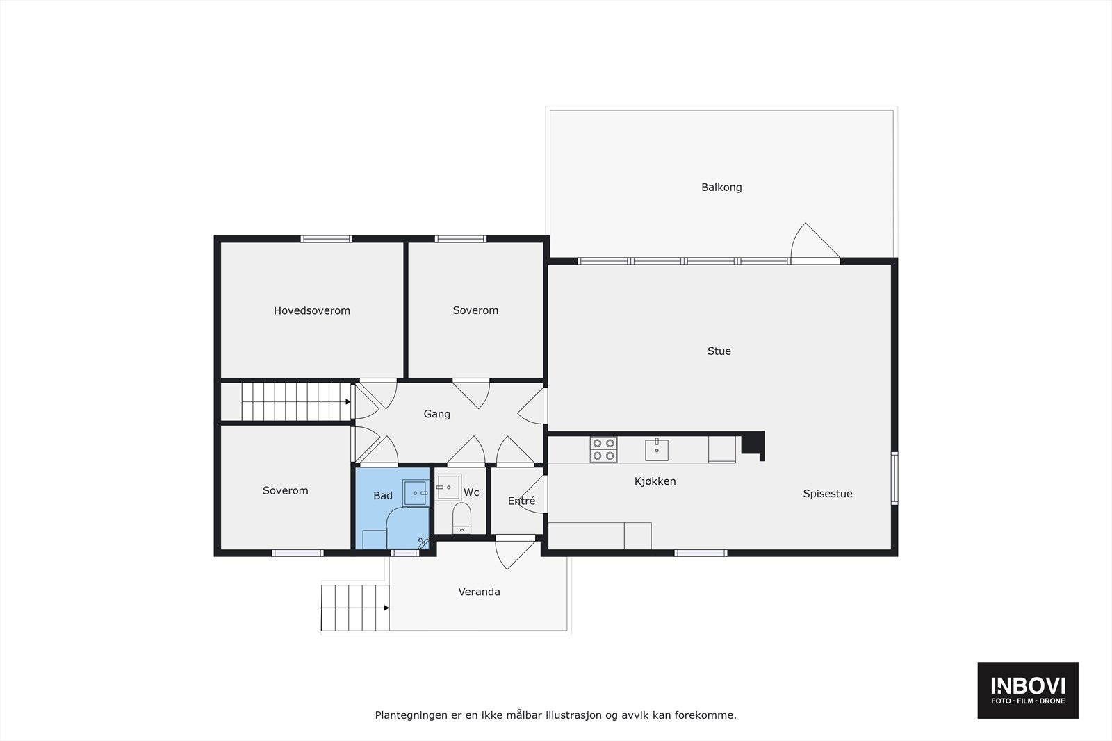 Plantegning hovedetasjen Galleribilde