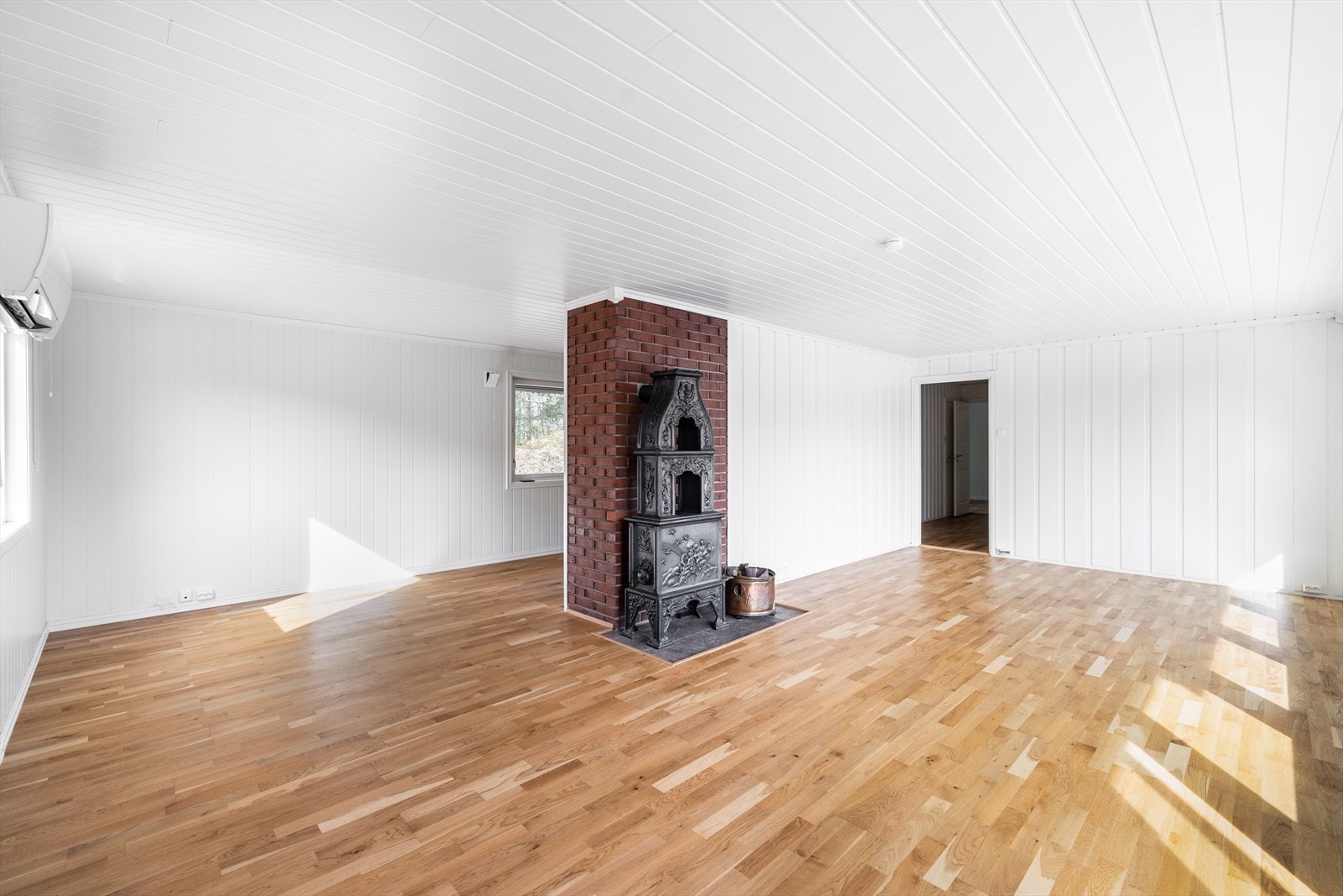 Det er i tillegg varmepumpe som varmesupplement. Galleribilde