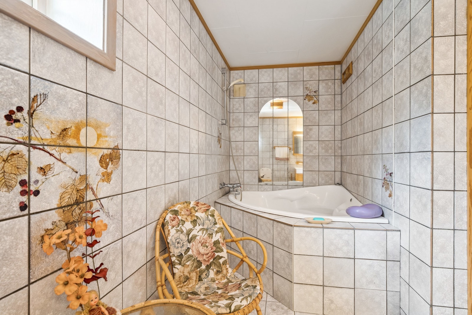 Det er tilgang til badstue fra badet Galleribilde