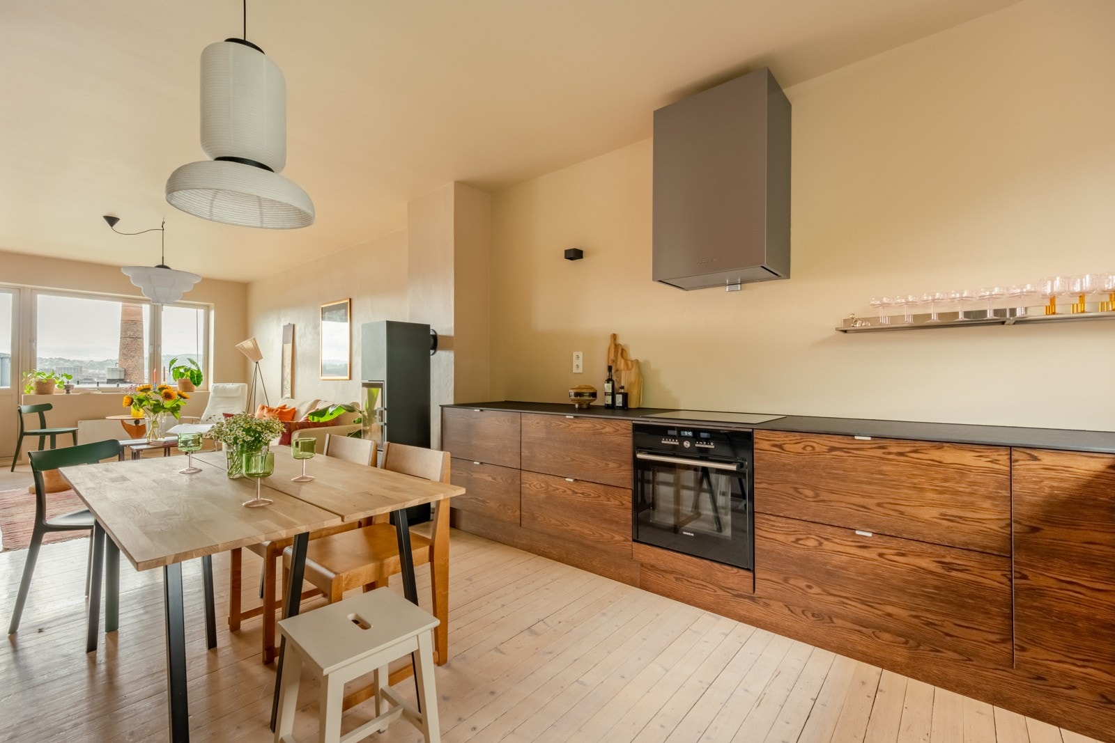 Alle hvitevarene er så klart integrerte. Galleribilde