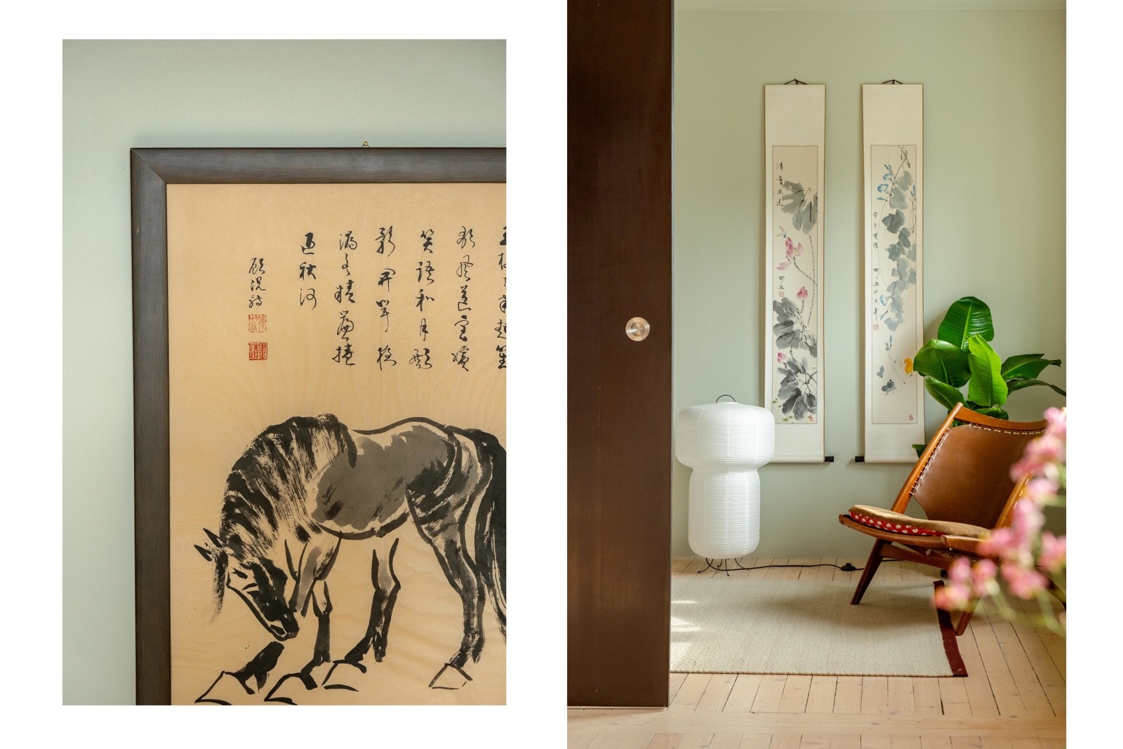 For de som ikke kan kinesisk: her står det "nå skal vi ut i stua igjen". Galleribilde