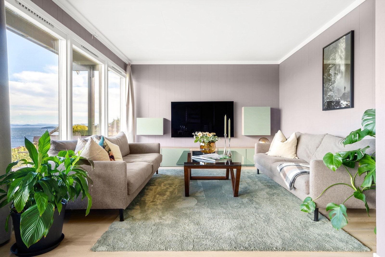 Fiber innlagt i 2020, T-We som leverandør av kabel-tv/Bredbånd. Galleribilde