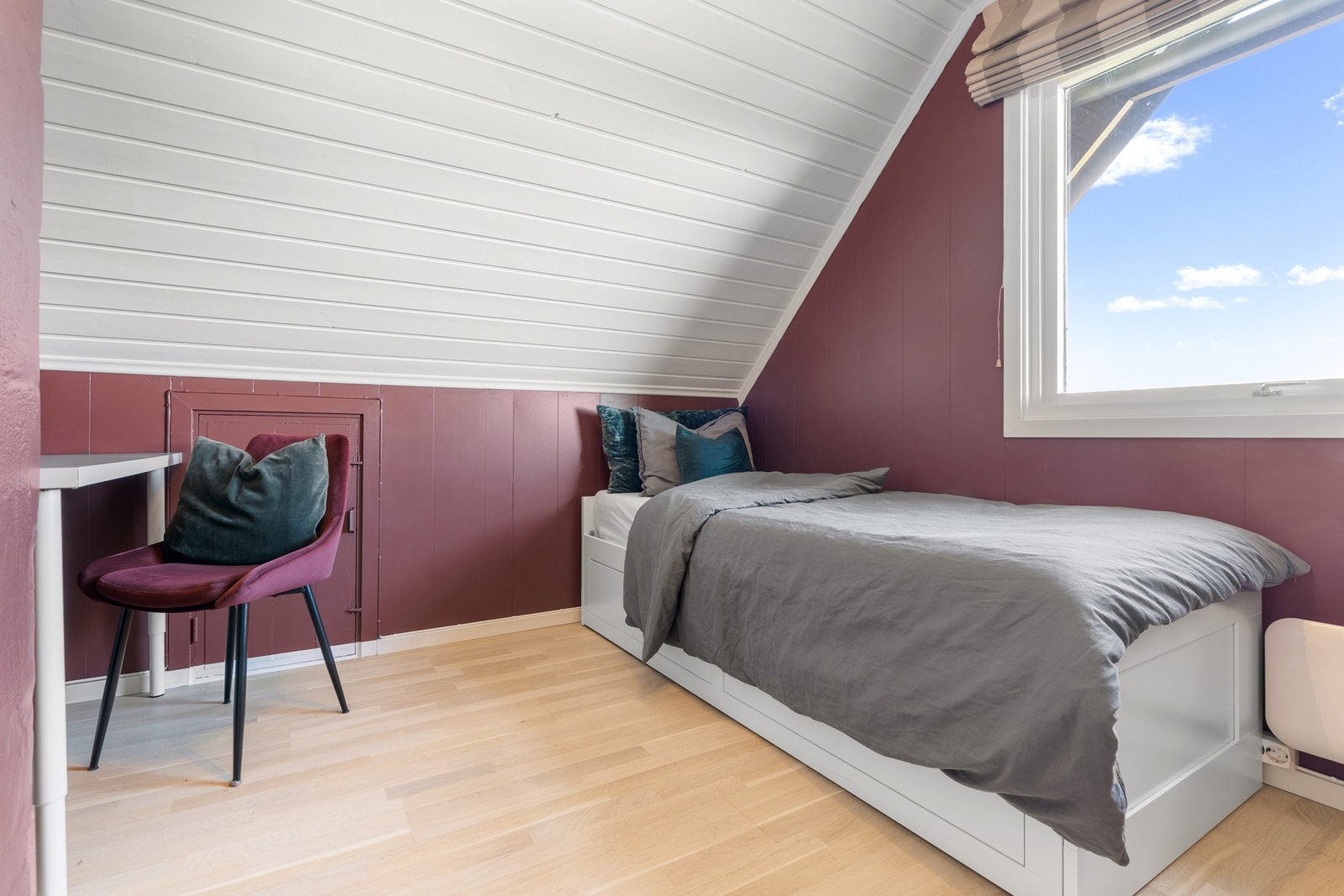 Soverom på omtrent 8 kvadratmeter. Galleribilde