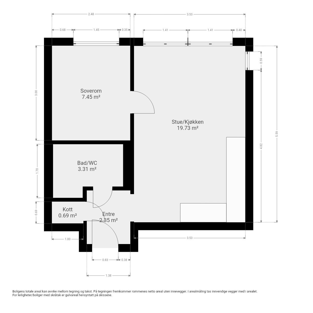 Plantegning Galleribilde