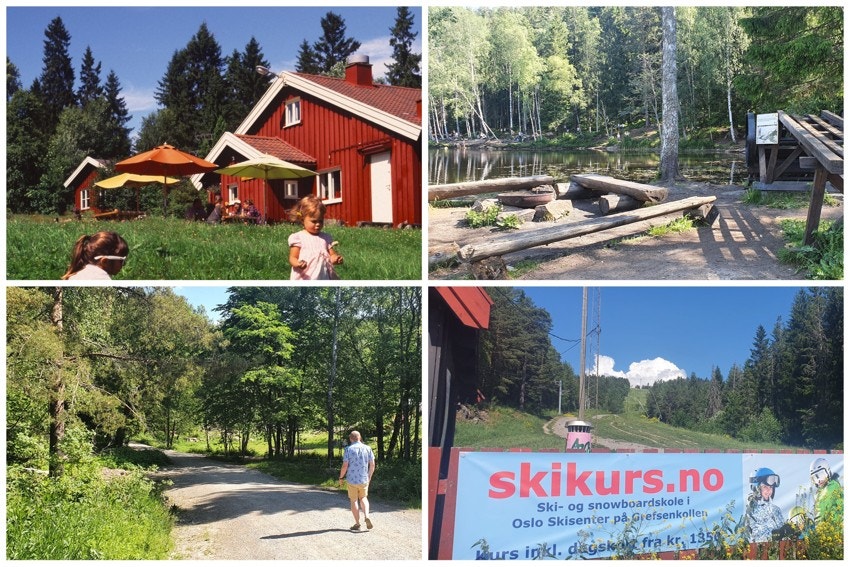 Lillomarka ligger i kort gangavstand. Galleribilde