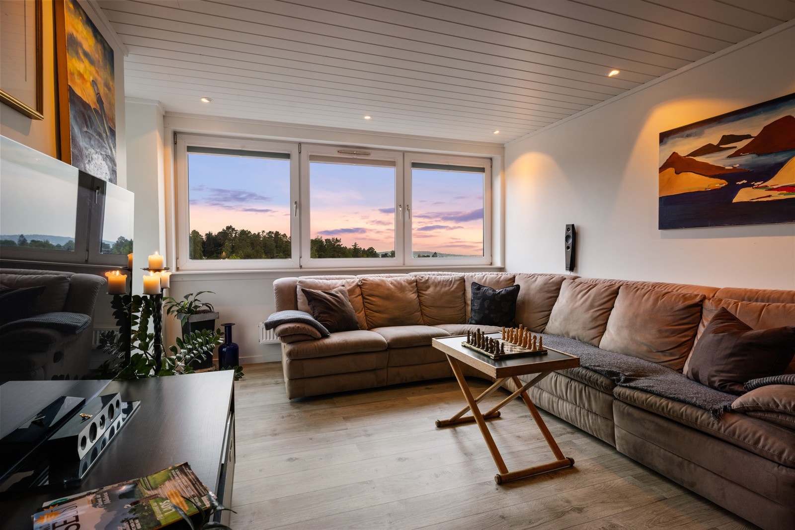 Lun kveldsstemning Galleribilde