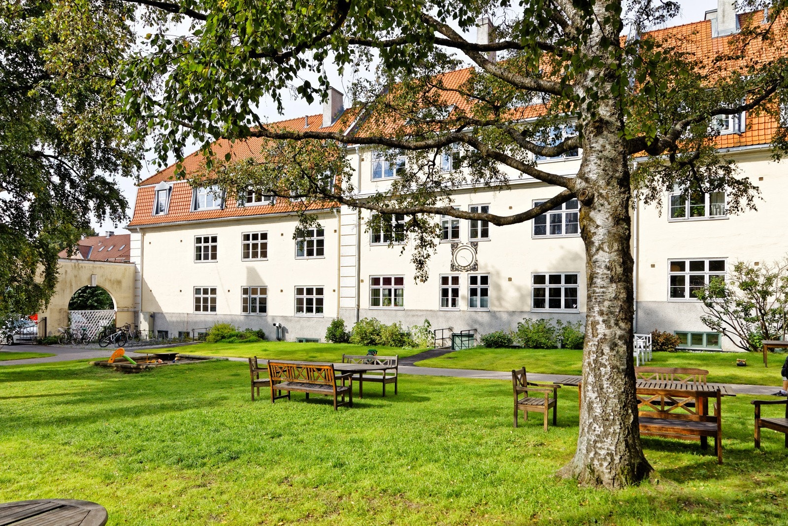 Frodig, grønt og idyllisk Galleribilde