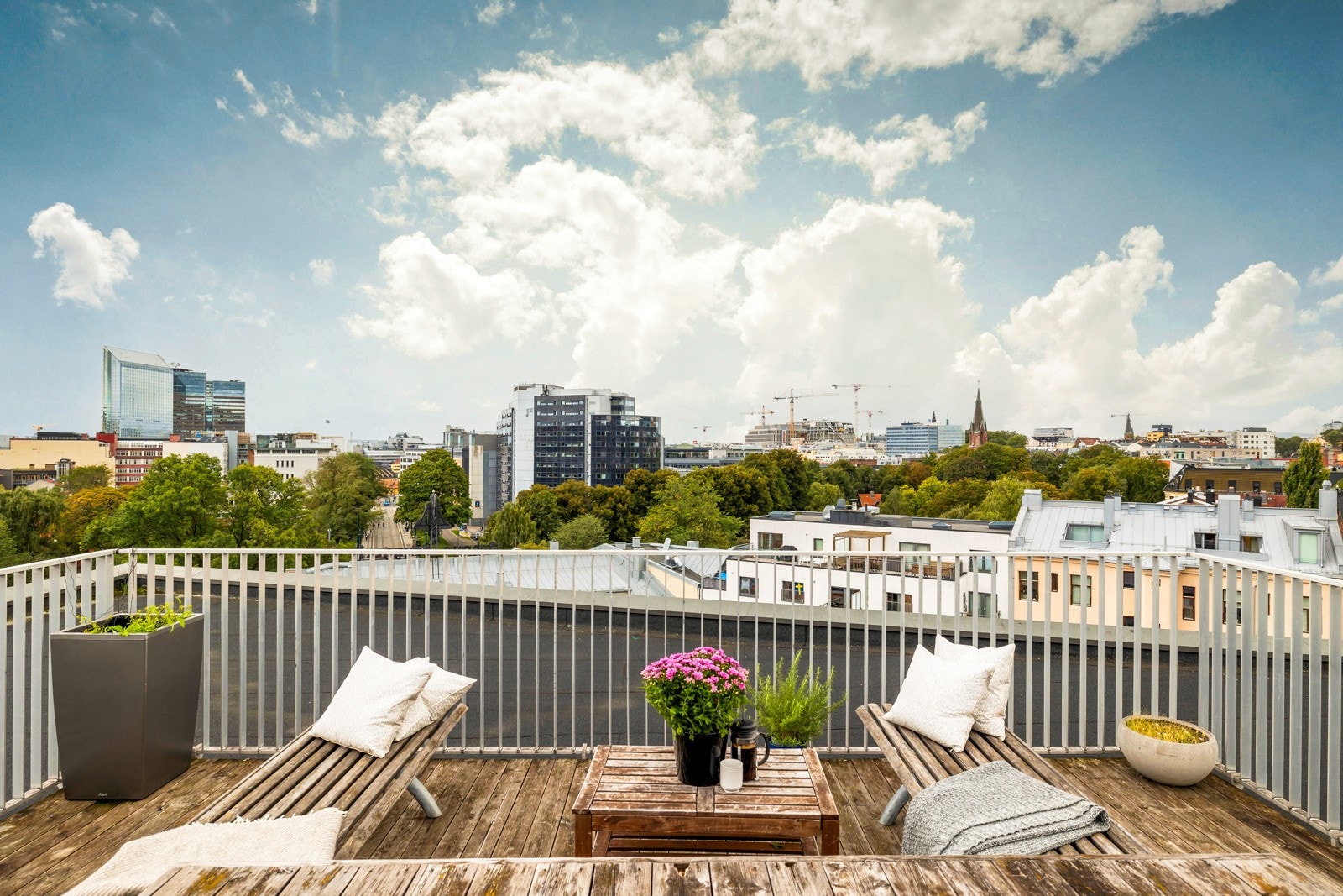 Sameiet har en felles takterrasse Galleribilde
