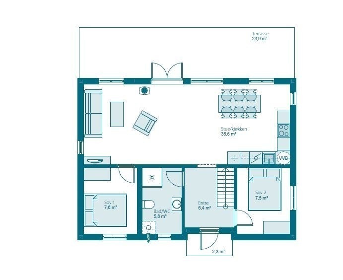 Grunnplan Galleribilde