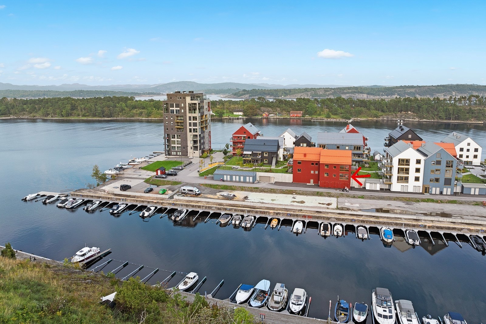 Dronebilde Galleribilde