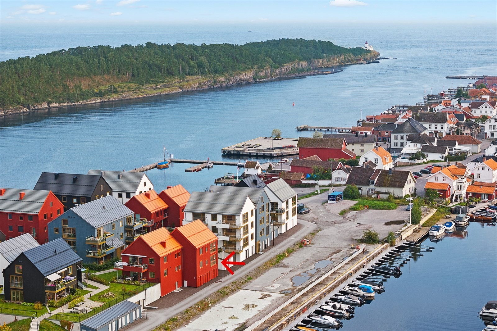 Dronebilde Galleribilde