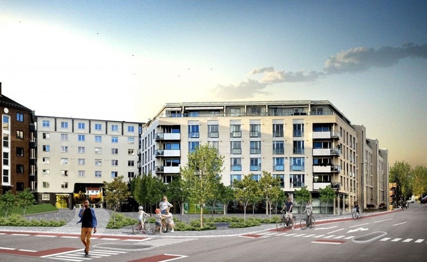 Illustrasjonsbilde. Kommunen jobber med endringer i reguleringsplanene for Stavangergata og Lisa Kristoffersens plass. Dette innebærer blant annet fjerning av rundkjøringen på Lisa Kristoffersens plass og etablering av torg. Galleribilde