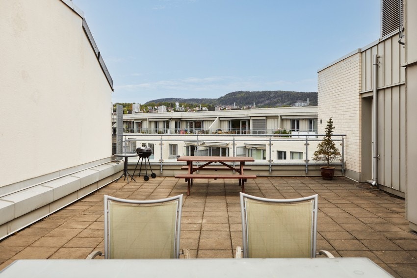 Felles takterrasse Galleribilde