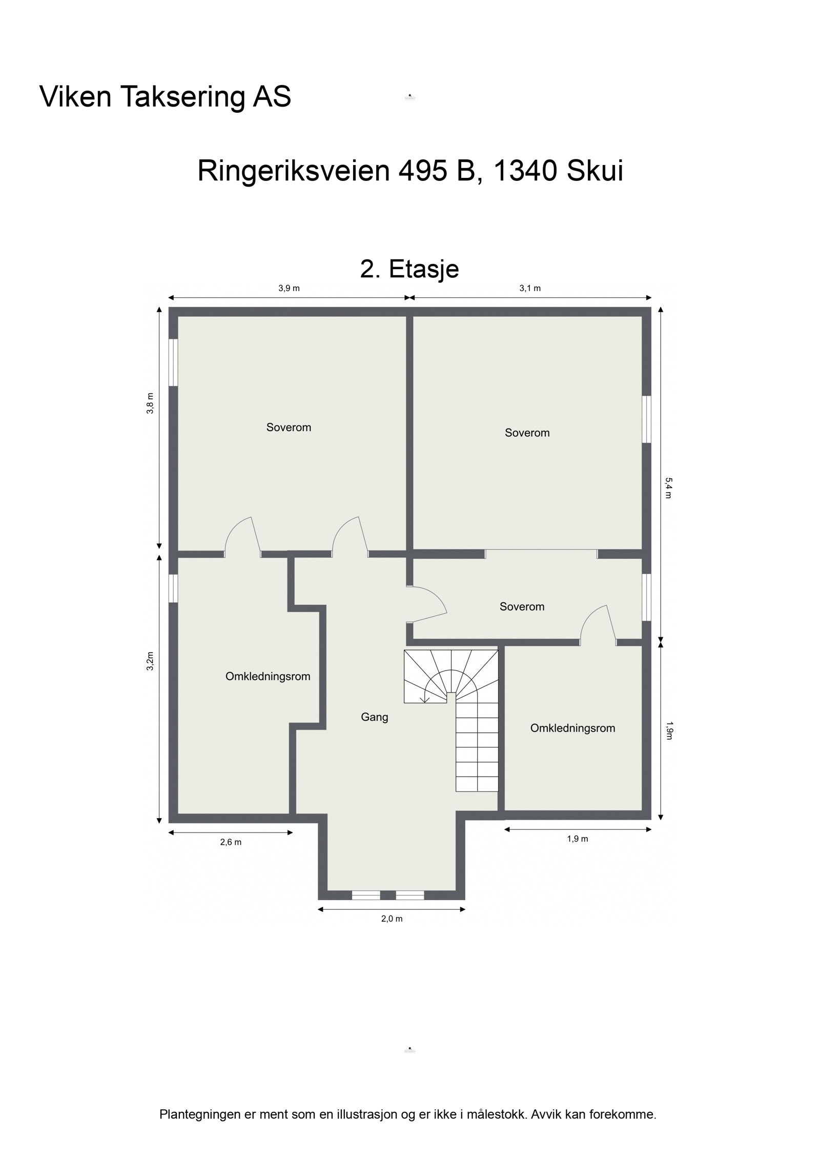 Plantegning 2. etasje. Galleribilde