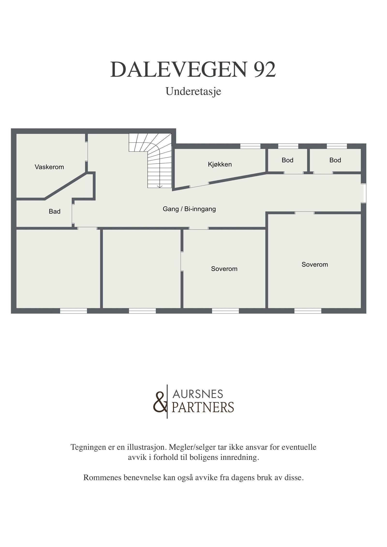 Plantegning 2D - U.etg Galleribilde