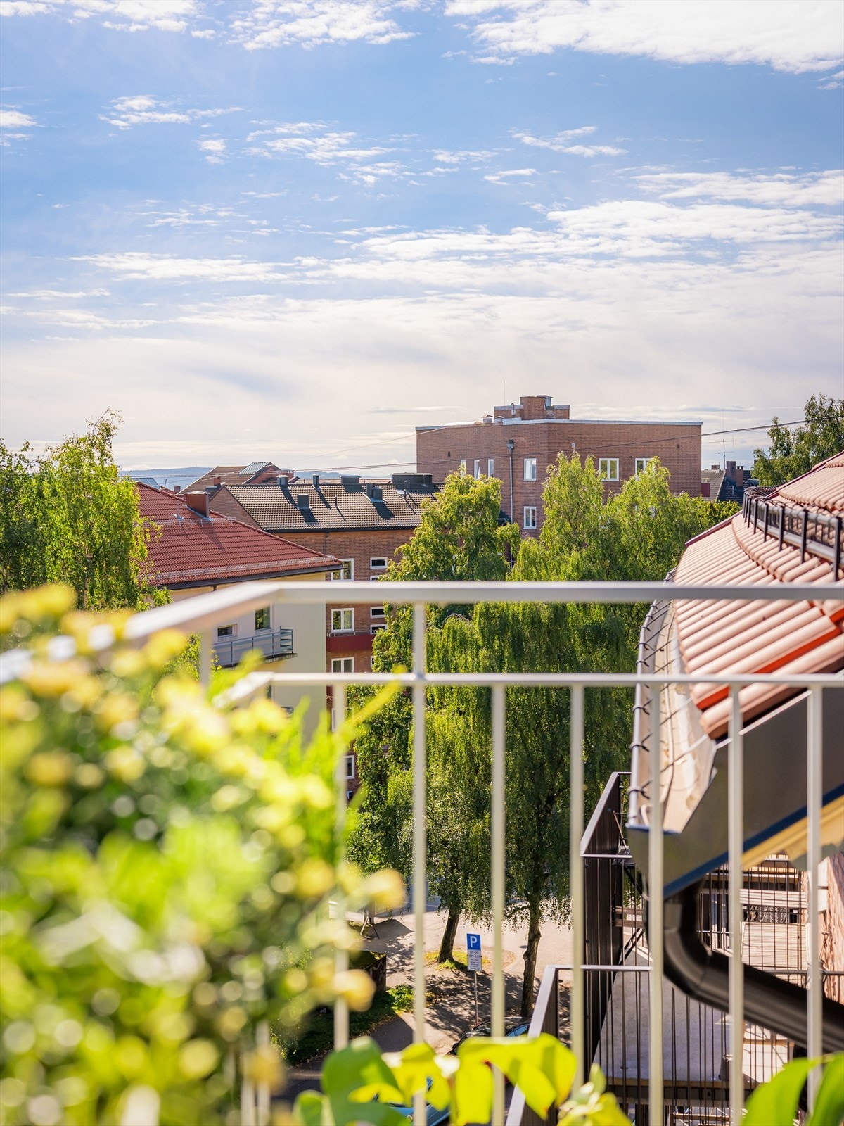 Luftig og fritt utsyn over nabolaget. Galleribilde