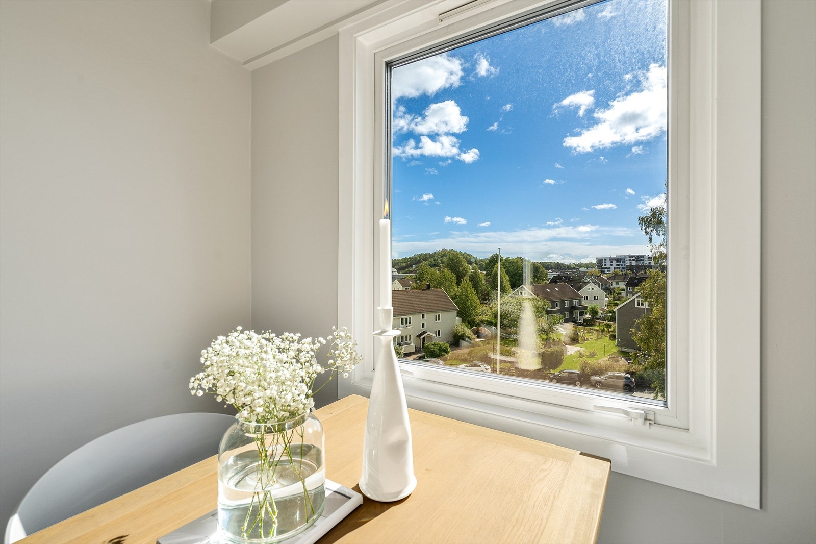 Fin utsikt fra spiseplassen Galleribilde