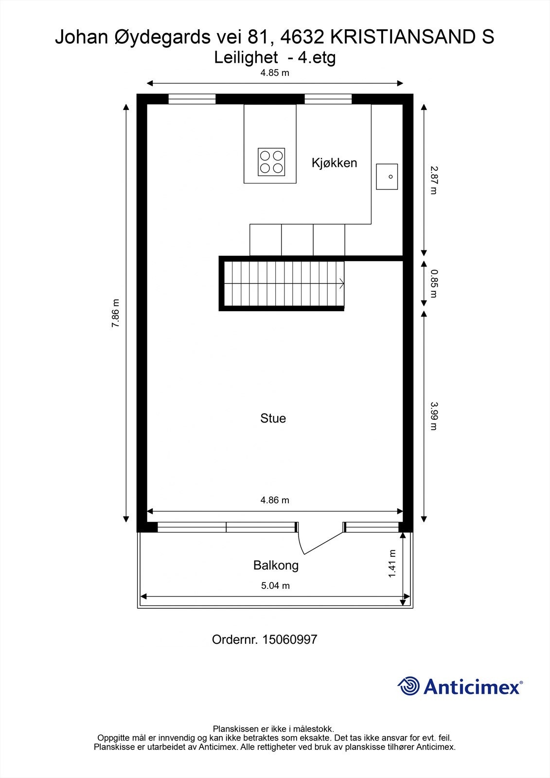 Plantegning 4. etg Galleribilde