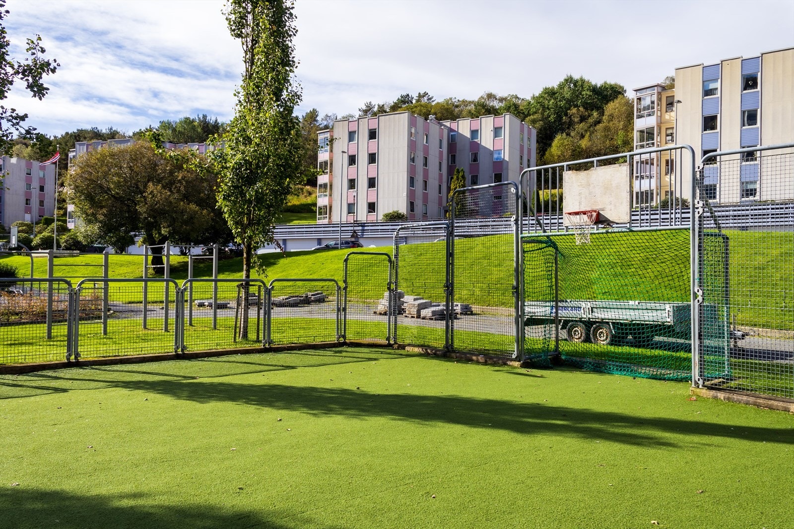 Fotballbinge. Galleribilde