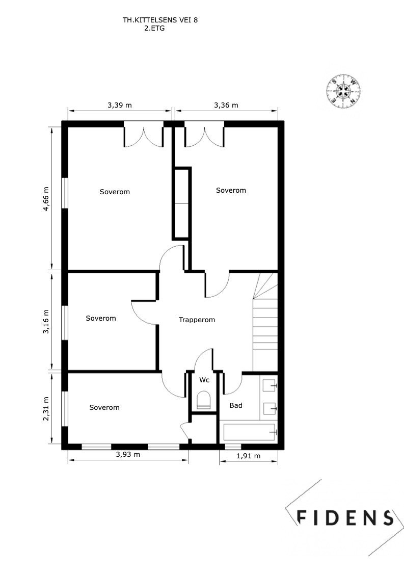 Plantegning 2. etasje Galleribilde