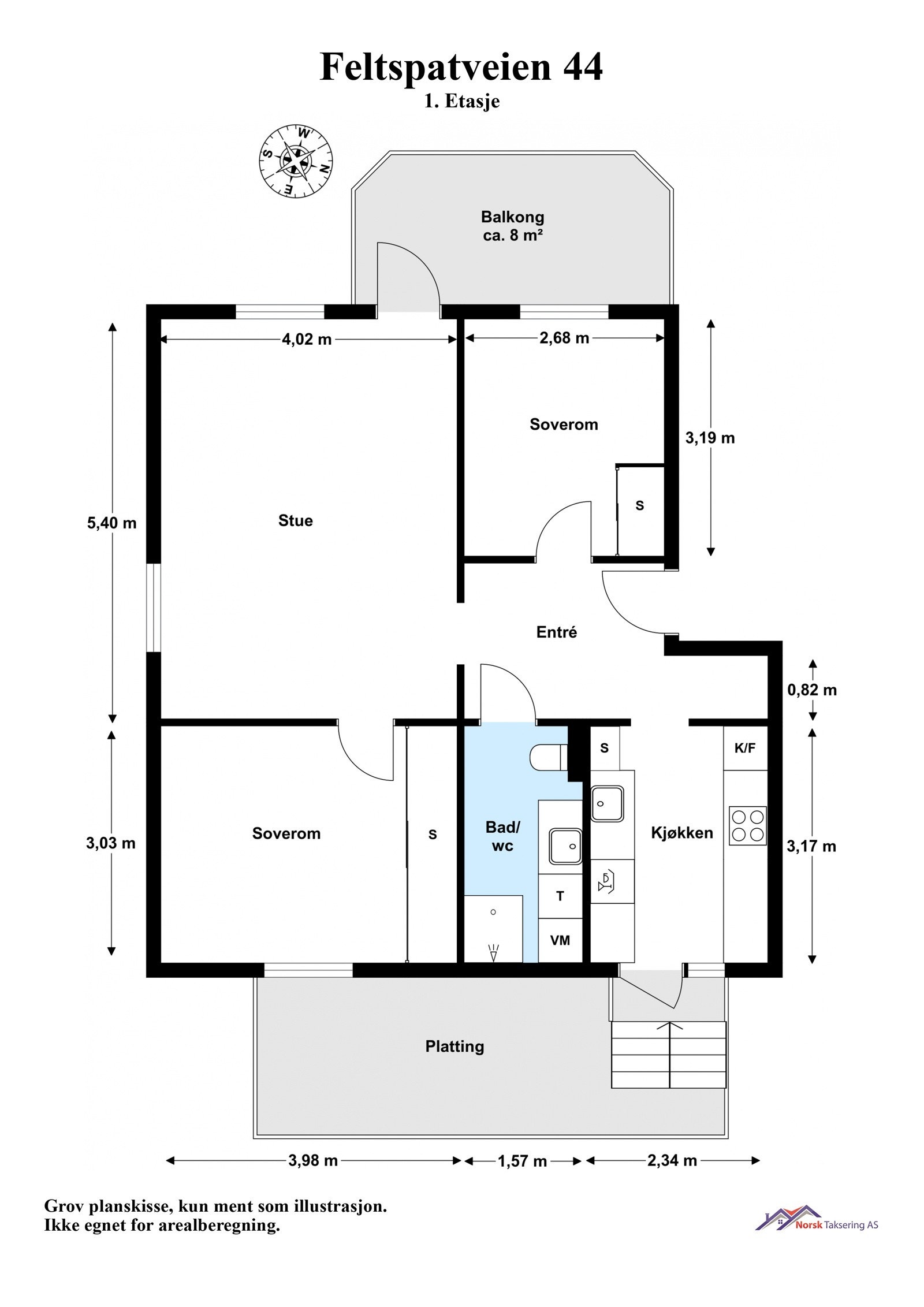 1. Etasje. Boligen disponerer 1 loftsbod med skråtak og gulvareal på ca. 9 m², samt 2 kjellerboder på ca. 2,1 m² og 3,4 m². Tilgang til felles sykkelrom Galleribilde