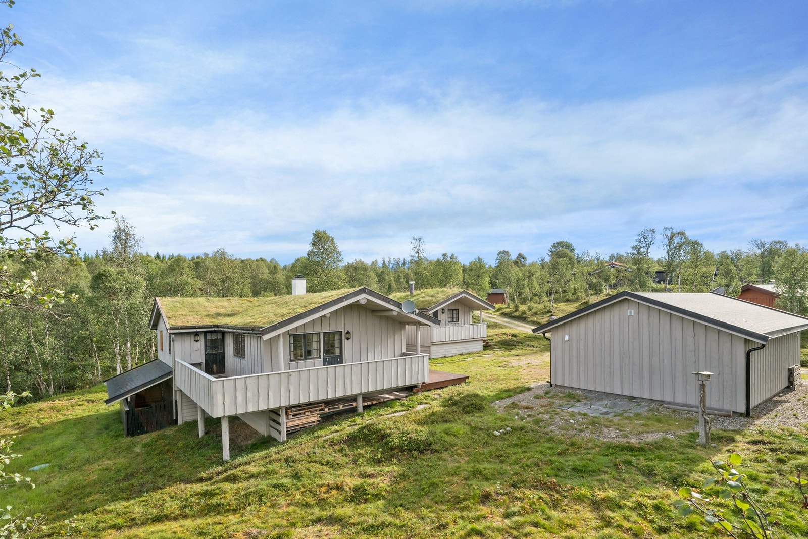 Hytta er opprinnelig oppført i 1998, og fremstår som godt vedlikeholdt. Galleribilde