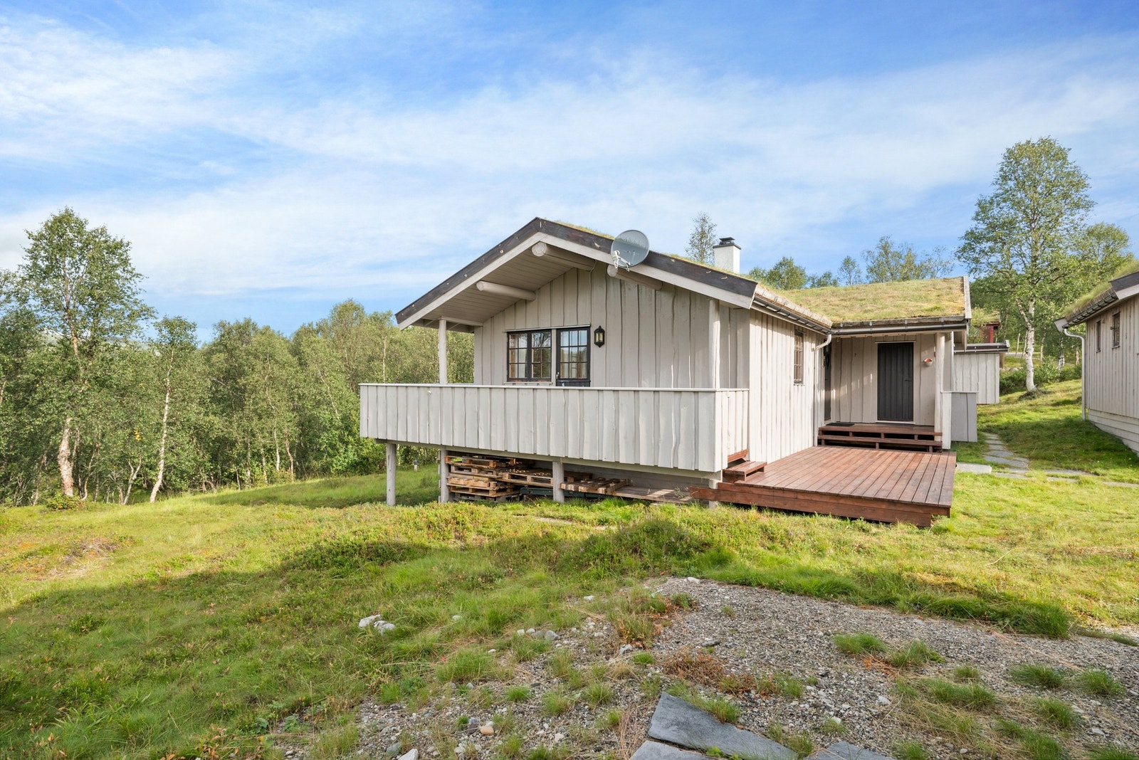 Hytta er på ca. 74 kvm. Galleribilde