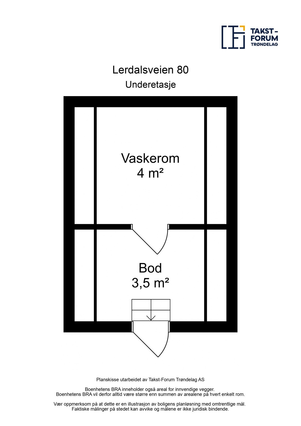 Plantegning underetasje. Galleribilde