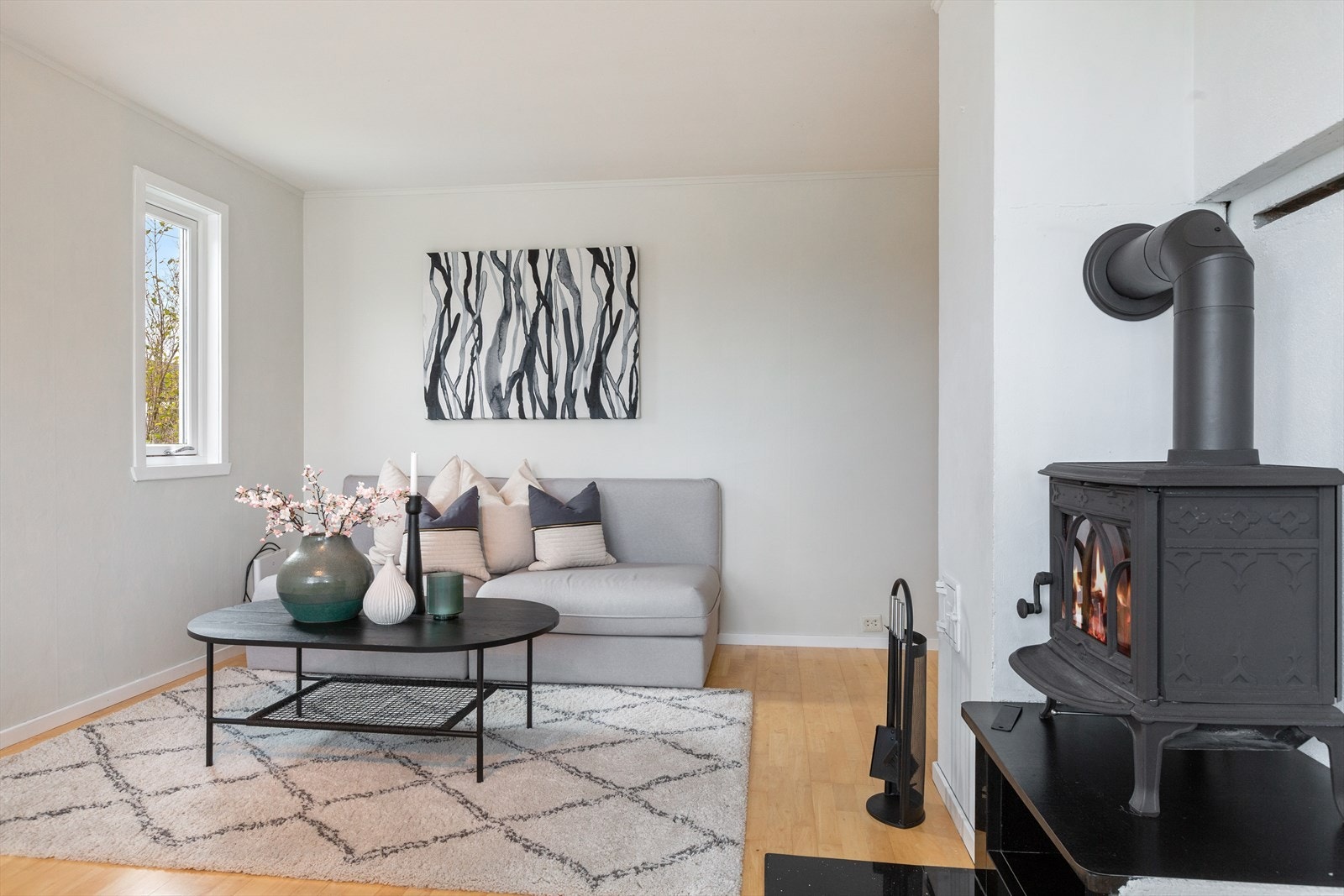 Peisovn gir en koselig atmosfære på kjølige dager. Galleribilde