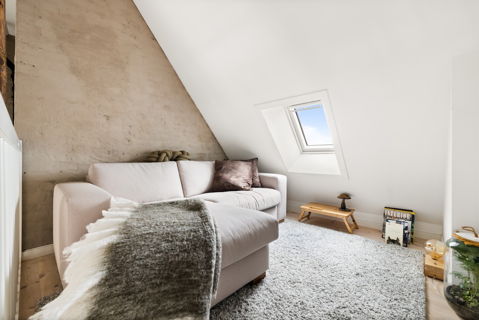 Hemsen er et ypperlig sted for en tilbaketrukket og privat lesekrok. Galleribilde