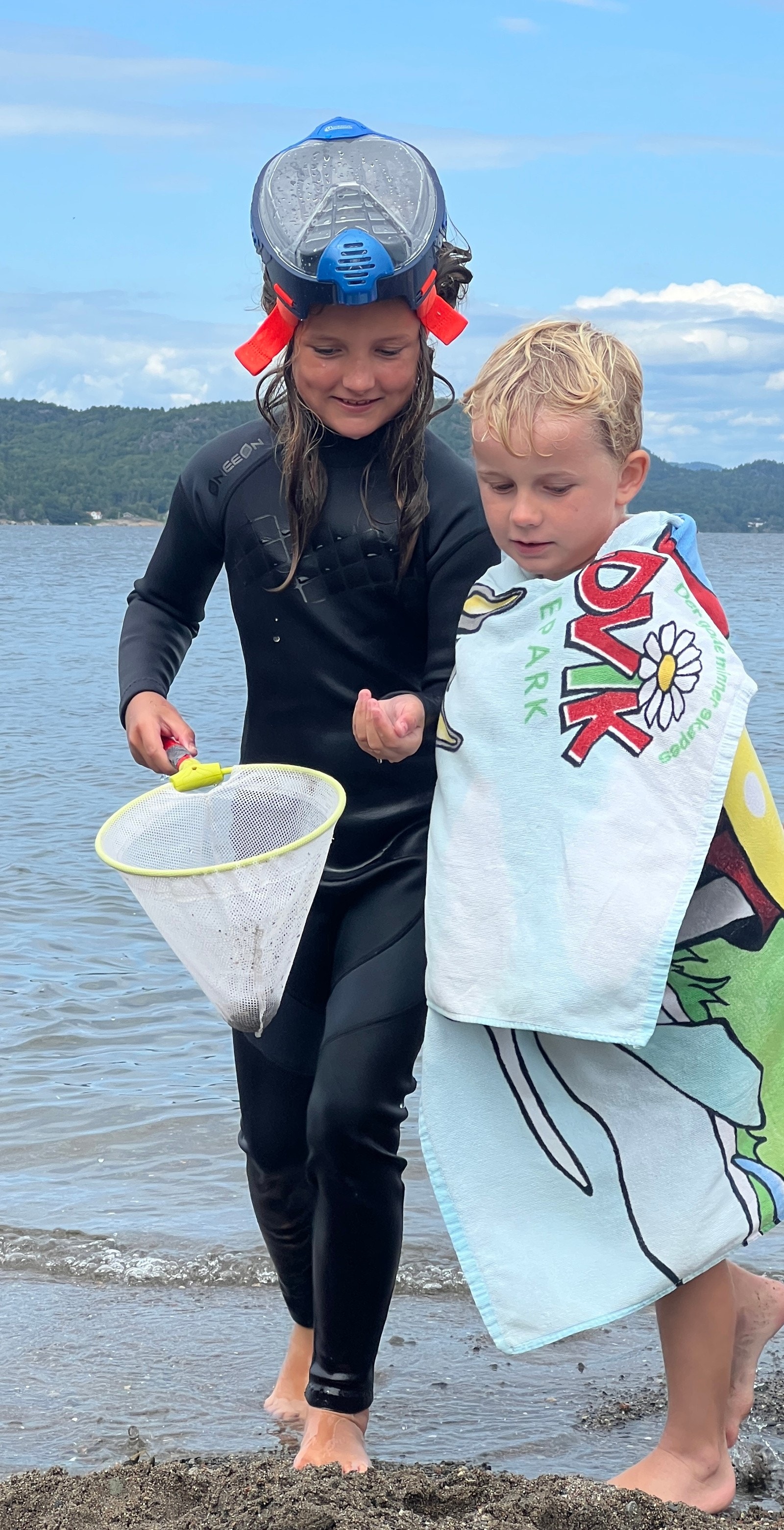 Det er slike steder sommerminner skapes - her fra stranden ved siden av fellesbrygga Galleribilde