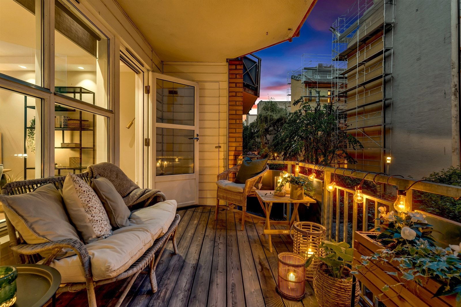 Uteplassen er målt til ca. 8 m². Galleribilde