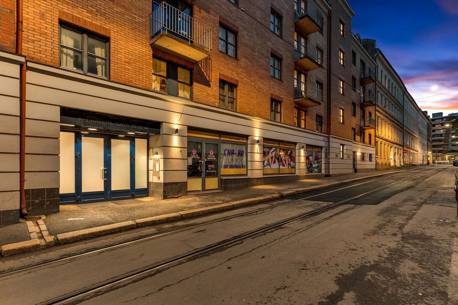 Borettslaget består av 63 andelsleiligheter fordelt på Welhavens gate nr. 10, 12 og 14. Galleribilde