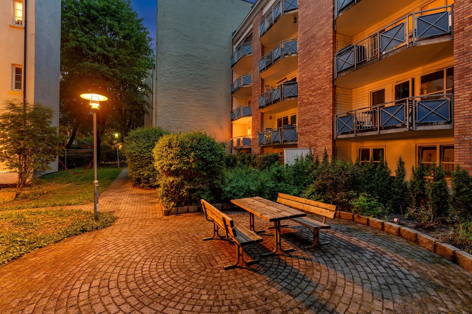 Det er felles sykkelbod i borettslaget. Galleribilde