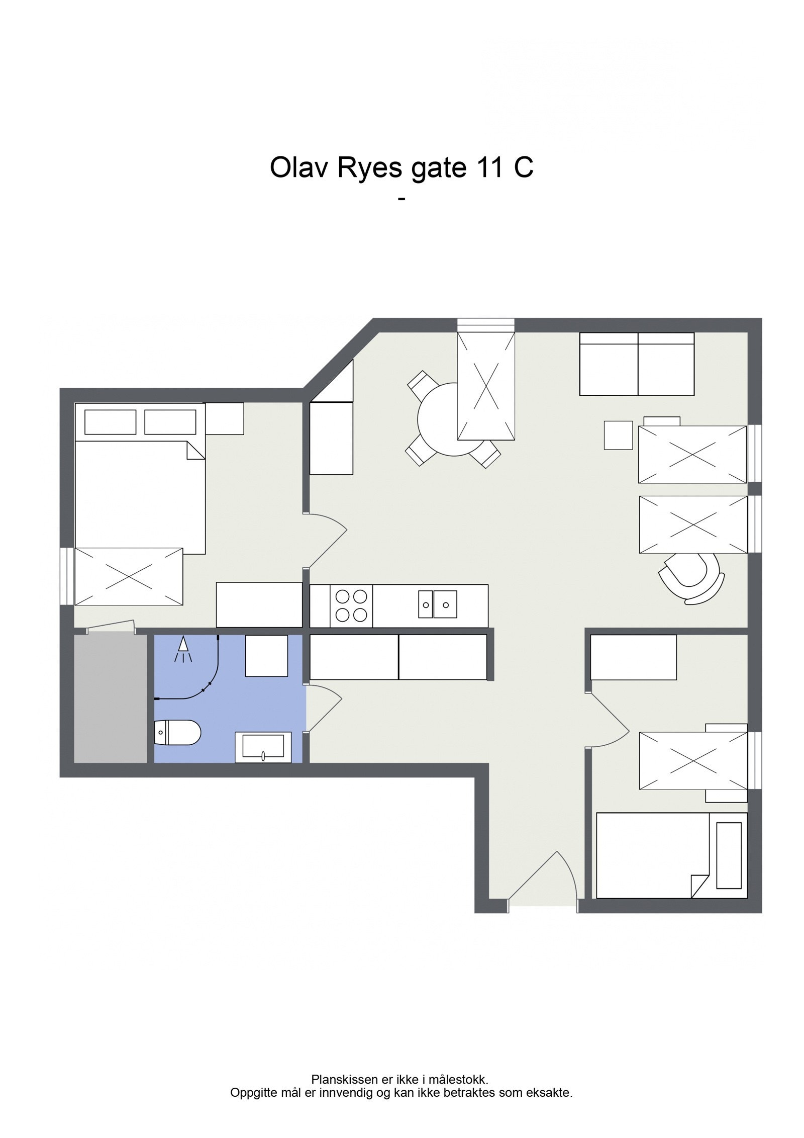 Plantegning Galleribilde