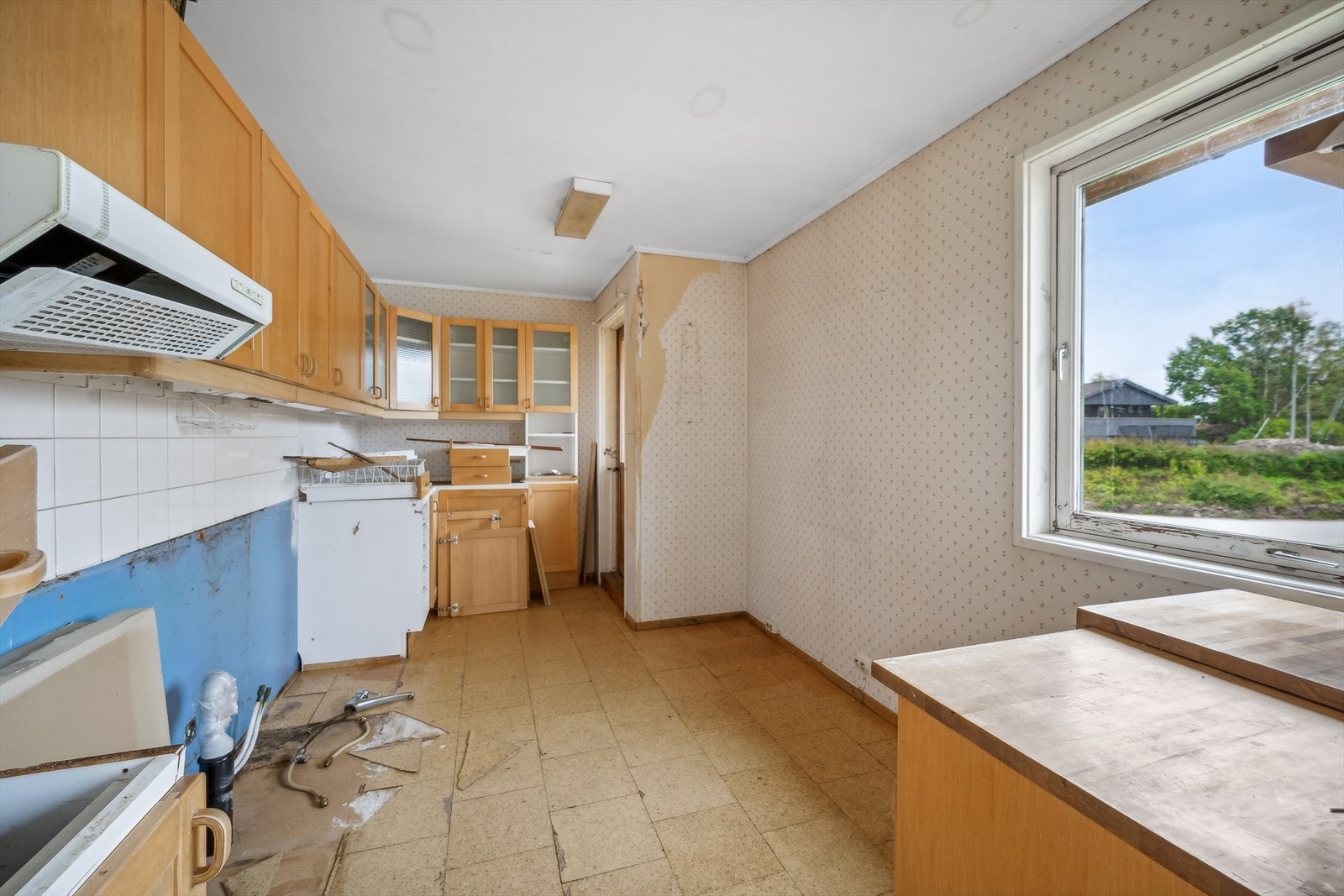 Kjøkkenet idag, krever modernisering Galleribilde