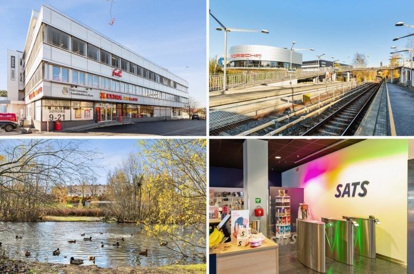 Kort vei til butikker, treningssentre, buss og t-bane på Ryen. Galleribilde