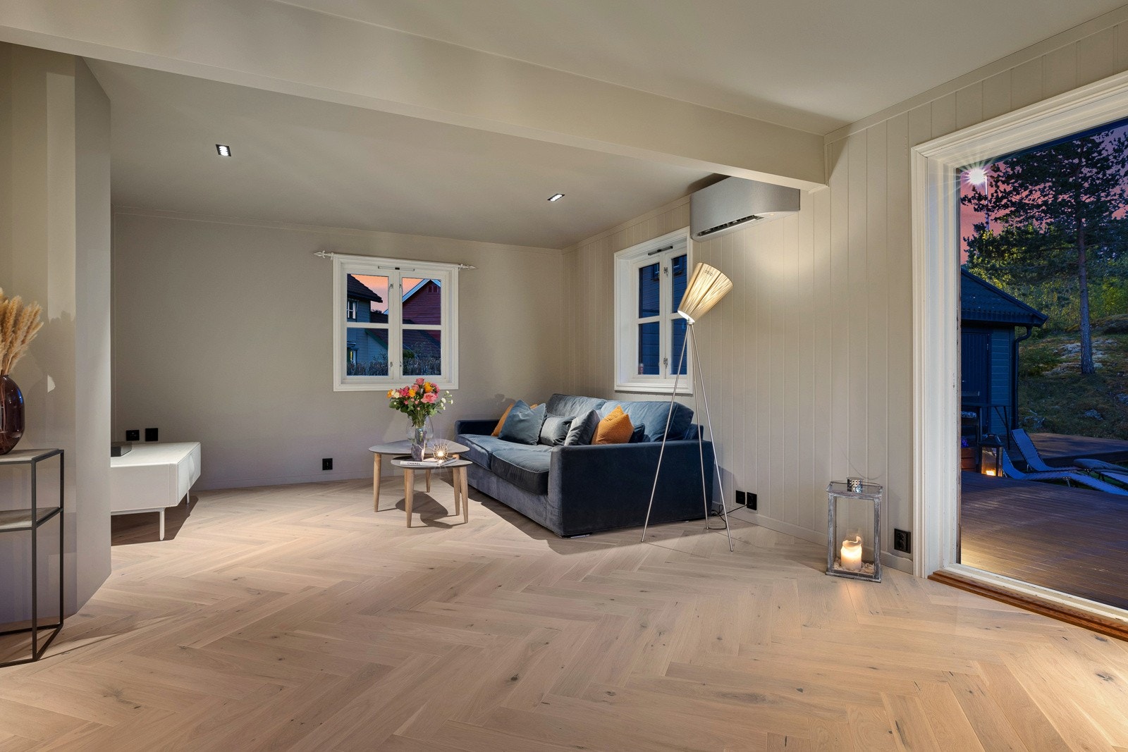 Toshiba varmepumpe i stue Galleribilde